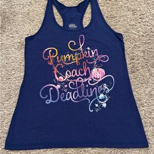 Raw Threads Cinderella-inspired Twilight Blue Tank Top Sz Small